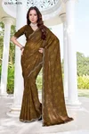 Aditi By Nari Fashion Fendy Satin Silk Zarkan Border Saree